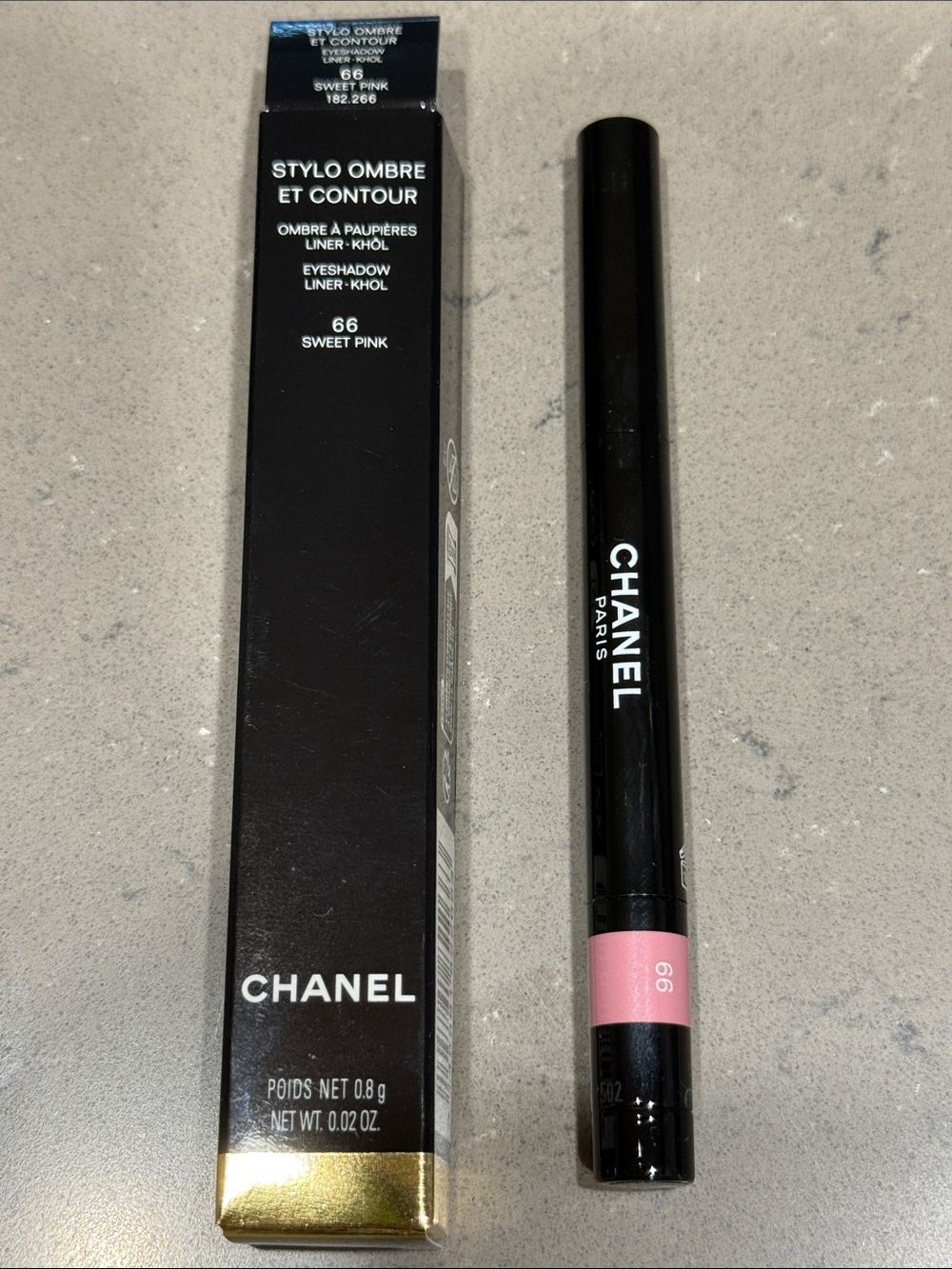 CHANEL Stylo Ombre et Contour Eyeshadow Liner in Sweet Pink (66) new color